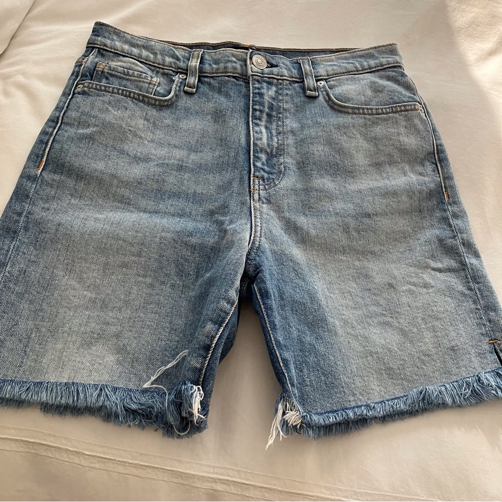 Hudson Jeans Bermudas Shorts Medium Wash Size 28 Blue High Rise